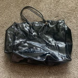 Talbots Large Black Tote Purse